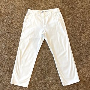 RALPH LAUREN POLO VINTAGE JEANS High Waisted White Pants chinos Size 8